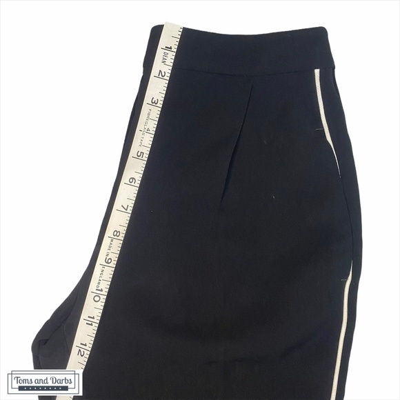 Topshop Black Trouser With White Lining - Picture 8 of 8